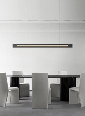 设计师公餐tb-73787厅吊灯简长约现代一字条餐桌台灯极简网红吧前