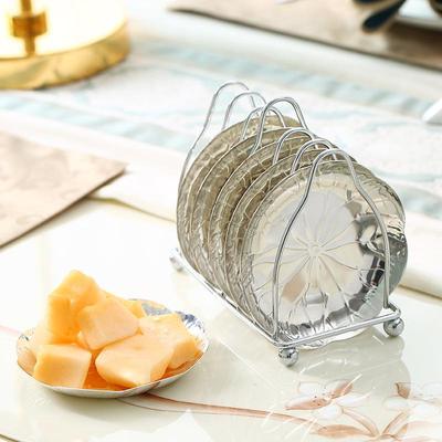 铁艺家用小吃碟摆件欧式系列6个套装咖啡杯垫杯碟茶杯垫隔热垫