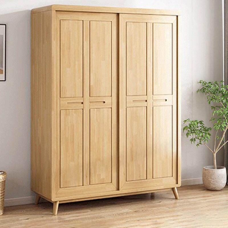 推拉门衣柜家用卧室小户型柜子经济型出租房屋用简易木质儿童衣柜