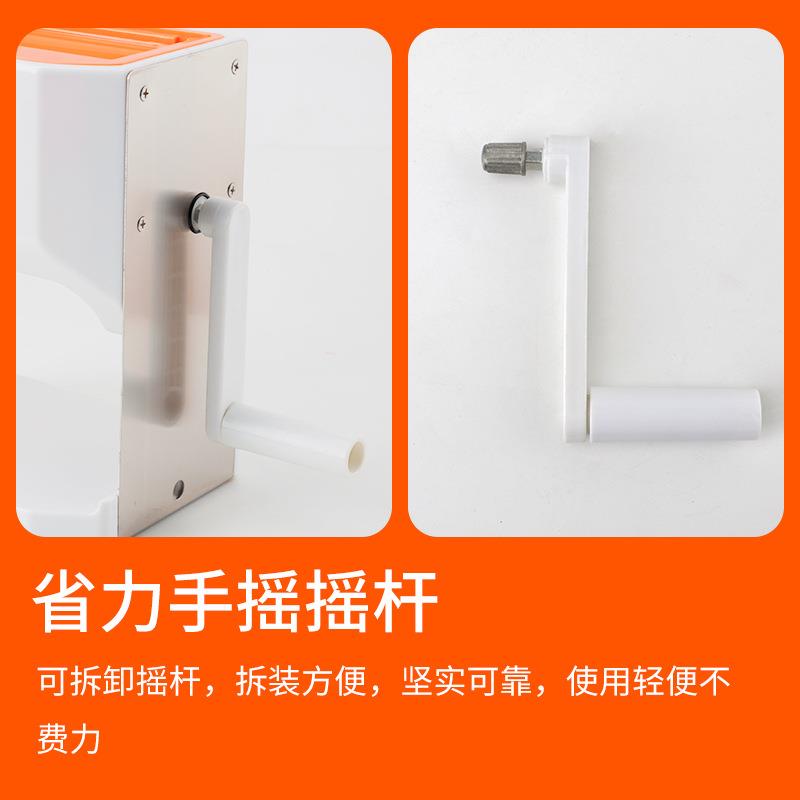 威欧家用面条机手摇款小型老式滚轮擀面齿轮切面手动多功能压面机