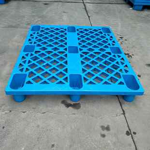 1210网格九脚塑料托盘叉车蓝色塑胶栈板仓库防潮卡板防水防潮防水
