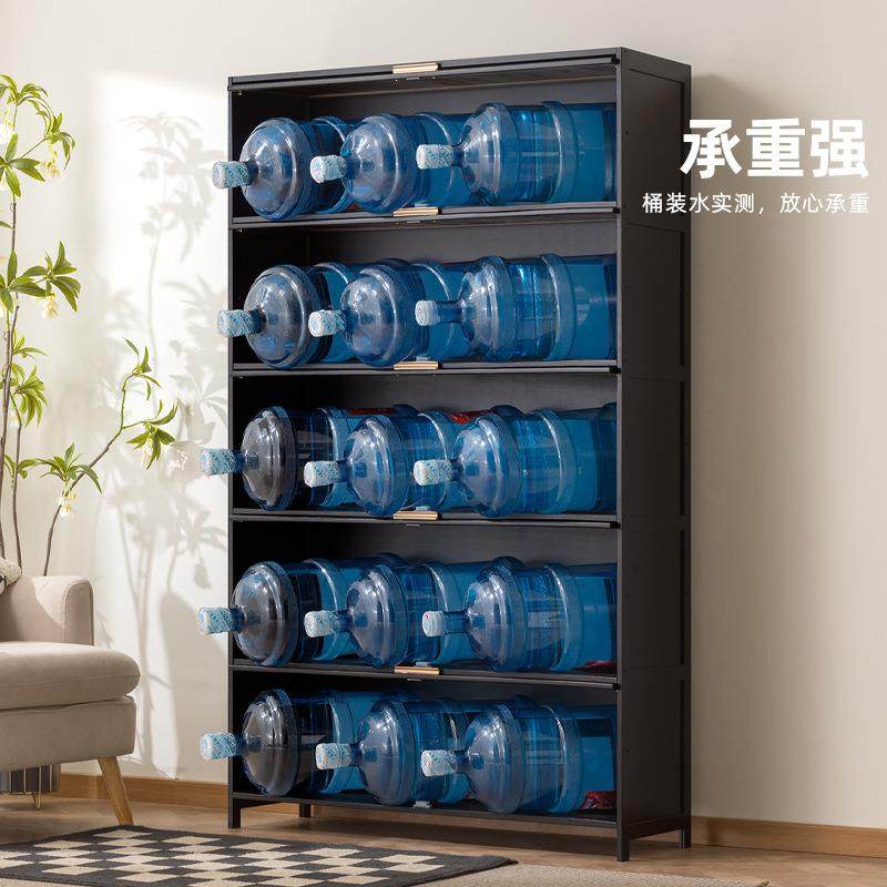 实木书落整墙客厅收纳TFB柜地合靠墙置柜物架书房绘本架子组家用