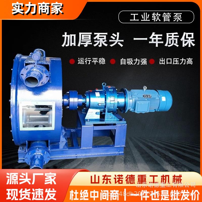 工业软管泵挤压式大流量蠕动泵 发泡粘稠液体纸浆输送泵硅胶管
