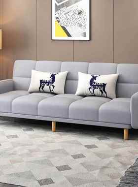 沙发小型卧两用沙发床折叠44475厅客简户易出租房型室单人双人布