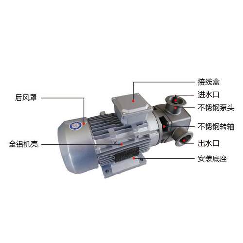 益顿厂家现货气浮用泵耐腐蚀涡流泵泵增压清水卧式泵5.5KW12方/h