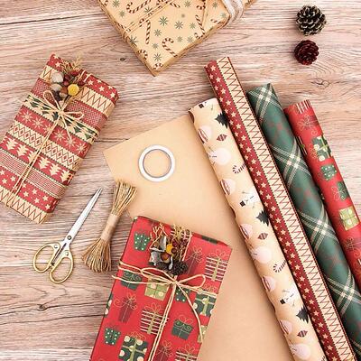 Christmas Gift Wrapping Paper for Birthday Christmas Gift Kr
