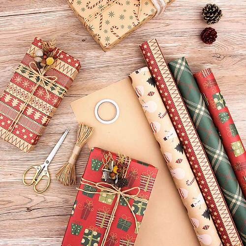 Christmas Gift Wrapping Paper for Birthday Christmas Gift Kr