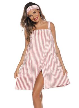 Bathrobe Strap Towel Cloth Striped Bath Skirt Massage
