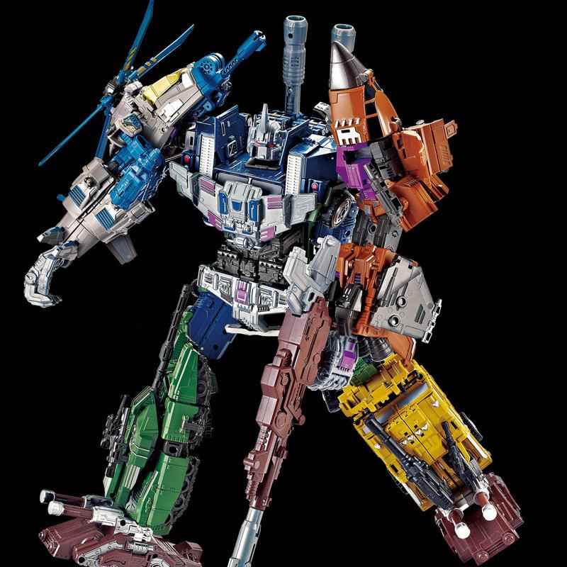 粤星混天豹玩具星变战神坦克变形机器人五合体模型金刚8388