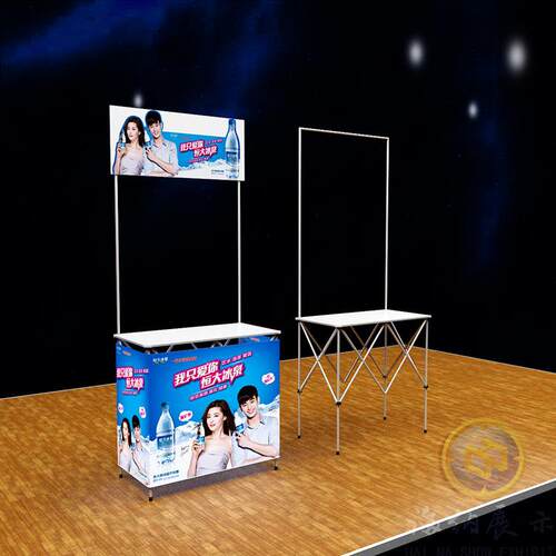 台品尝广告告牌合金尝试促加粗销告桌广展促示饮架广子展示架展台