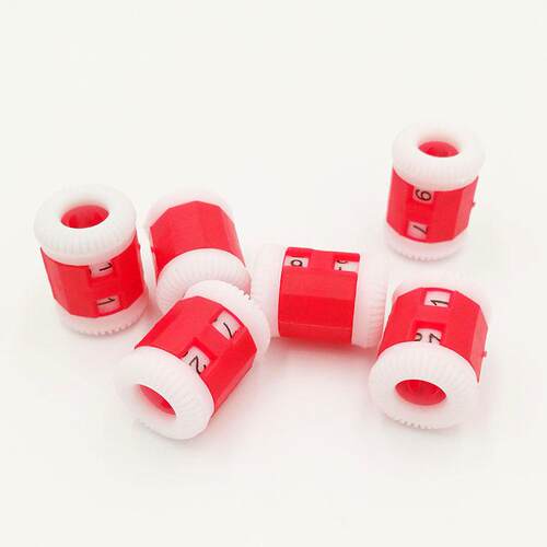 Single knitting tool, manual row counter, tally counter, han