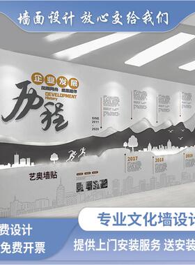 企业文化墙定制历程设计公司员工风采办公室照片墙装饰形象墙立体