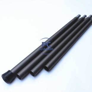 钛灰色铝合金天幕杆 铁天幕支撑杆定制加工 帐篷铝杆厂家铝及铝合