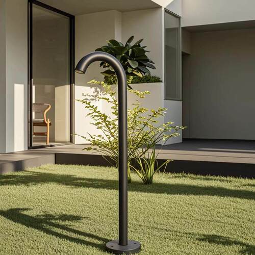 草坪灯弯管灯户外防水庭院家用别墅花园接电草地灯led现代景观灯