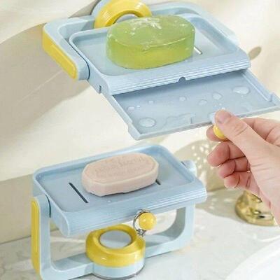 Powerful Suction Soap Dish Draining Strong Suction Power