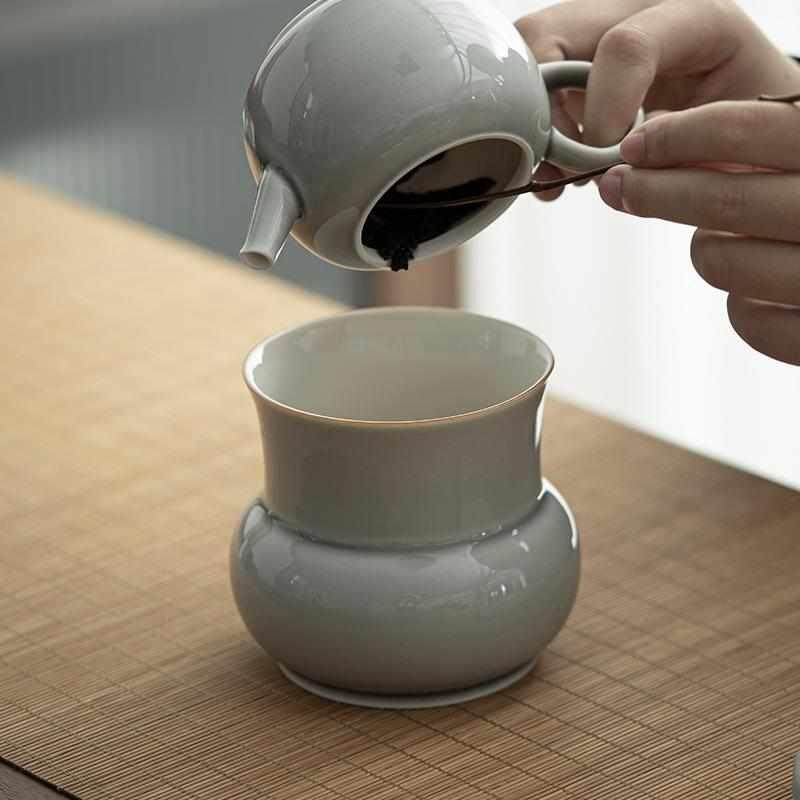 冰灰釉有容建水日式烟灰釉家用功夫茶道配件水盂茶渣桶茶水缸茶桶,餐饮具,茶具礼盒,淘宝优惠券,粉丝福利购,淘宝优惠卷