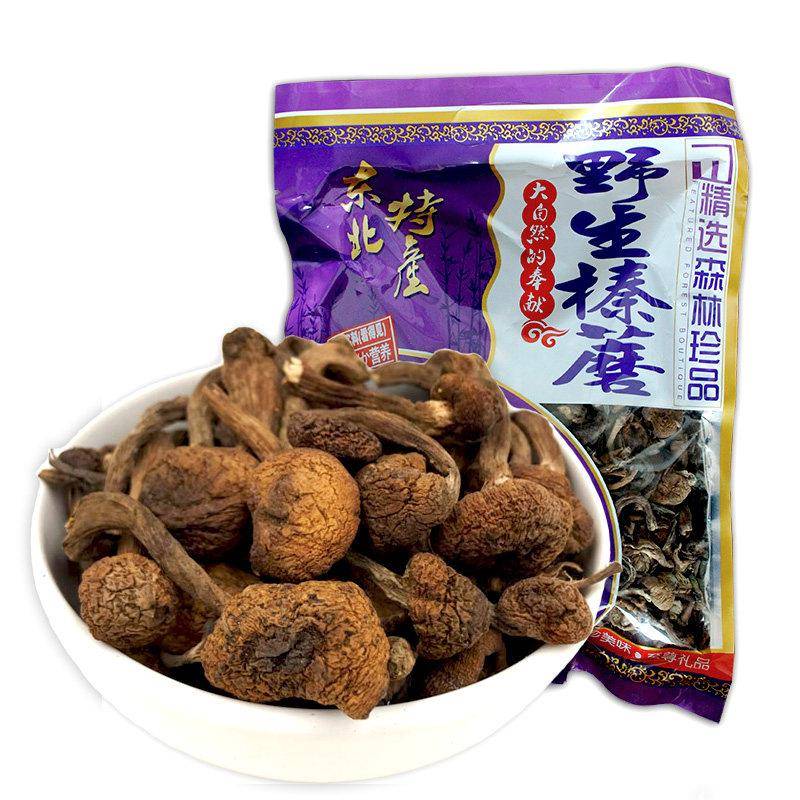 东北野生榛蘑250g新货榛蘑丁长白山菌菇类干货小鸡炖蘑菇食材