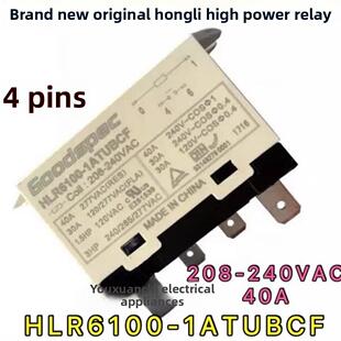 HLR6100-1ATUBCF全新原装宏立继电器一组常开4插脚208-240VAC 40A