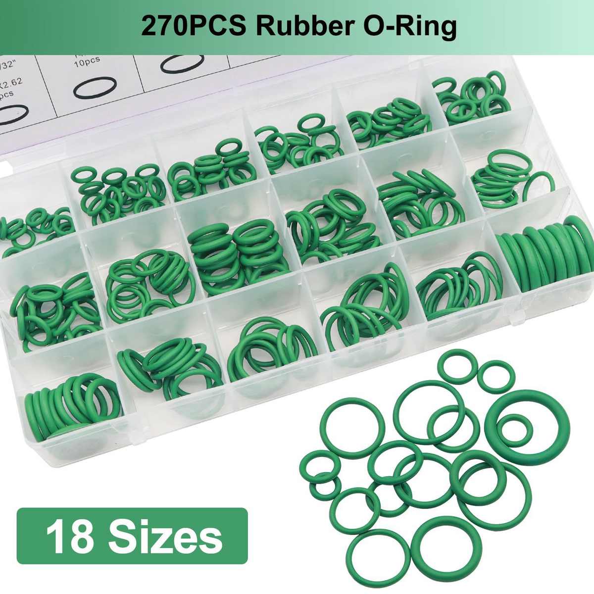 40PCS空调气门芯套件汽车配件A/C R12 R134a制冷带拆卸工具310pcs