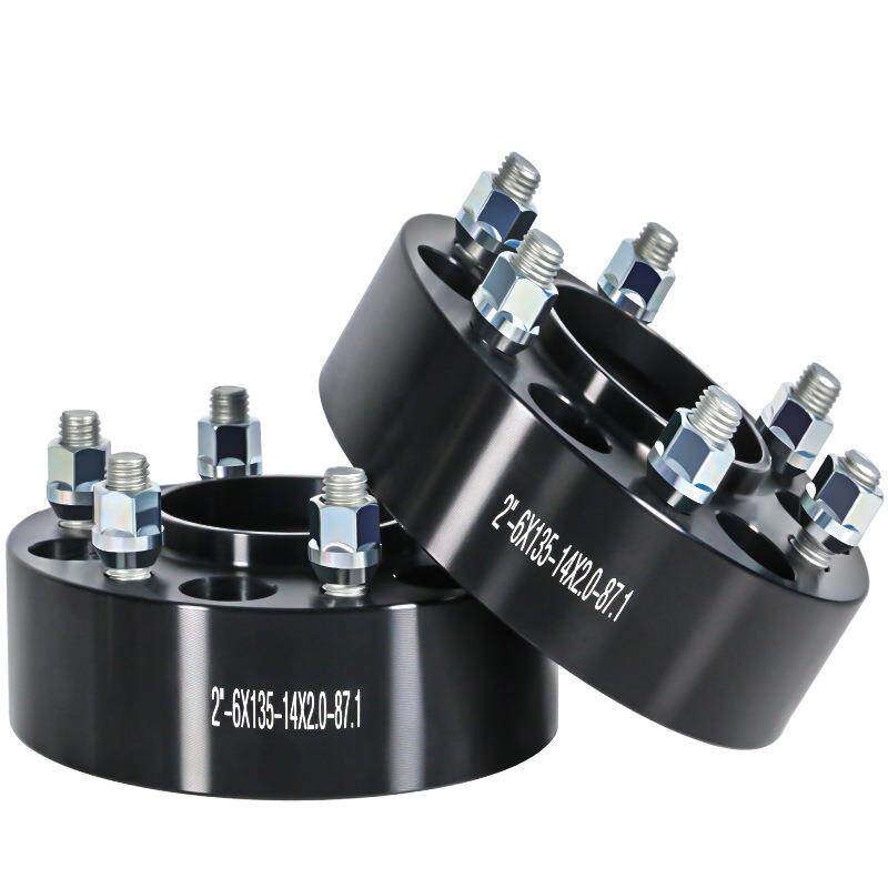 汽车配件锻造铝6061-T6法兰盘6*135-87.1多种尺寸加装垫片