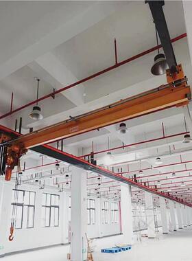 挂LXD单梁悬起重577 2吨组合式电欧式动单机梁悬挂起重机