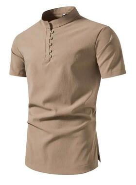 s Fashion Slim Fit Mens White Pullover Shirt Plus Size M-5XL