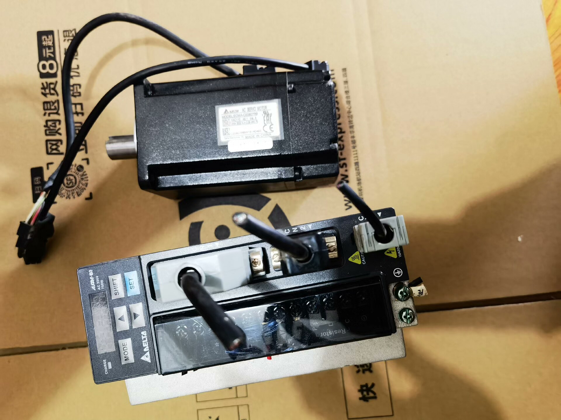 中达驱动ASD-B2-0721-B二手拆机的，功能正常包好，