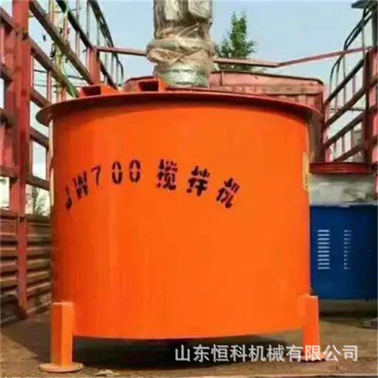 JW500立式平口搅拌机 小型立式搅拌机圆槽 循环式轮碾搅拌机