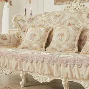 新款直销沙发垫欧式提花四季坐垫套皮布沙发均可123贵妃组合套装5