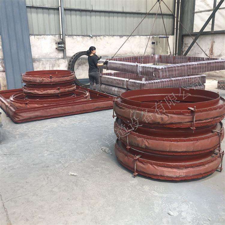 电厂用于矩形风道纤维织物补偿器 非金属波纹补偿器