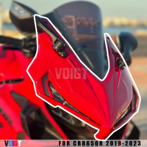 适用于本田CBR650R 2019-23 改装导流罩面罩异形变脸车头前盖外壳