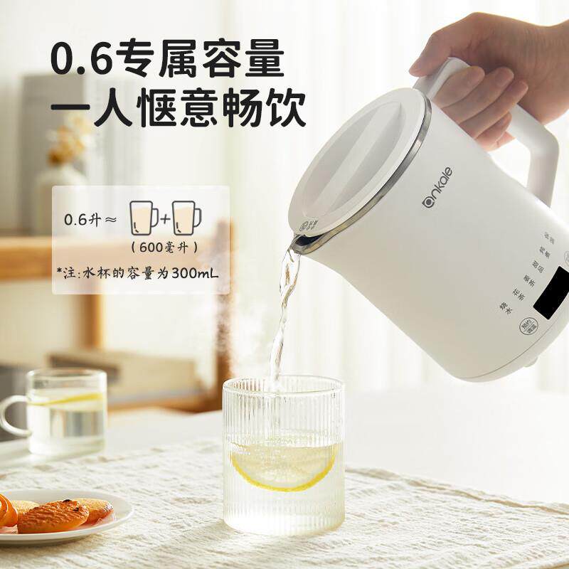 便携式316全钢电炖杯电热杯自动小型智能电热烧水壶煮粥养生杯