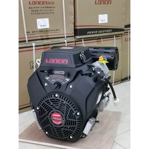 隆鑫发动机双缸2V80FD764Cc18/19kw0马力高压清洗机船用25.4mm