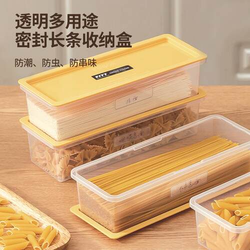 Home Dry Noodles Storage Box Kitchen Noodle Container Spaghe