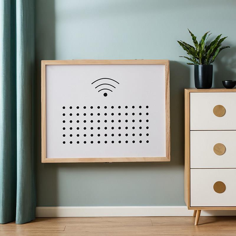 wifi网络遮挡箱路由器盖多媒体装饰配电表收纳箱网红弱电箱扩展盒