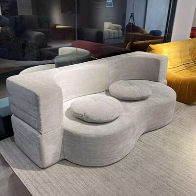 Compression Sofa跨境小户型沙发床折叠两用直排客厅双人位布沙发
