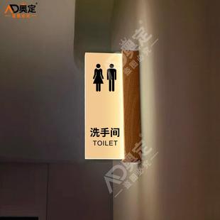 发光牌牌饭店包2745间标识牌亚克牌力门号办公室门牌棋室门门牌灯酒店