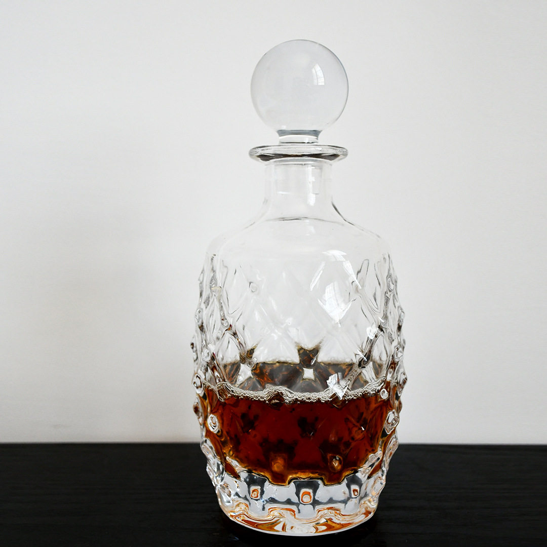 欧式水晶玻璃酒樽威士忌瓶洋酒瓶家用酒壶大号醒酒器酒具套装摆件