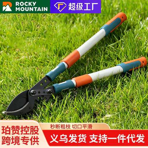 原装进口粗枝剪齿轮加厚大力剪果树园林伸缩专用剪高枝修剪树工具