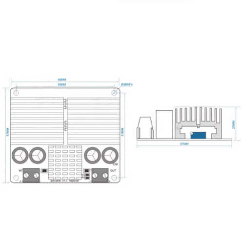 -大功率35v升压-dc升压可调32vdc10模块100w6a-15车载转电源模块