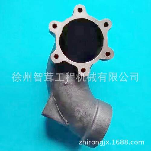 徐工 山推压路机发动机排气管 连接管 中间管 弯管 配件
