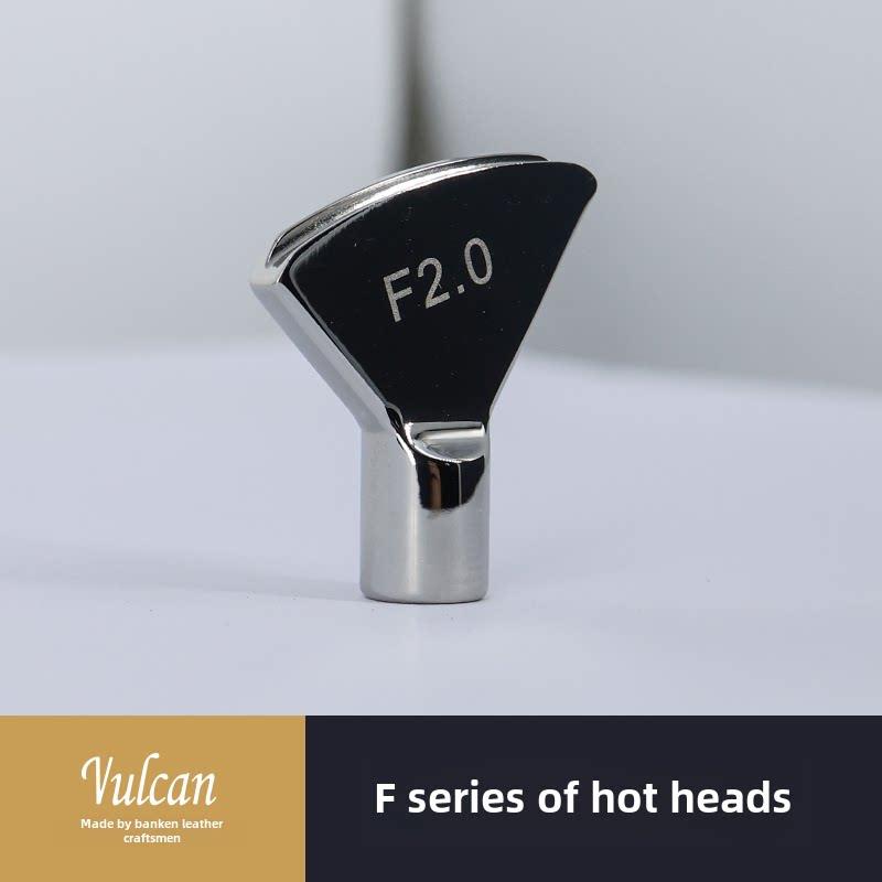 [Vulcan] F1F2.5Fr3可更换扇形卷拱浅圆槽边烫发器手工皮具
