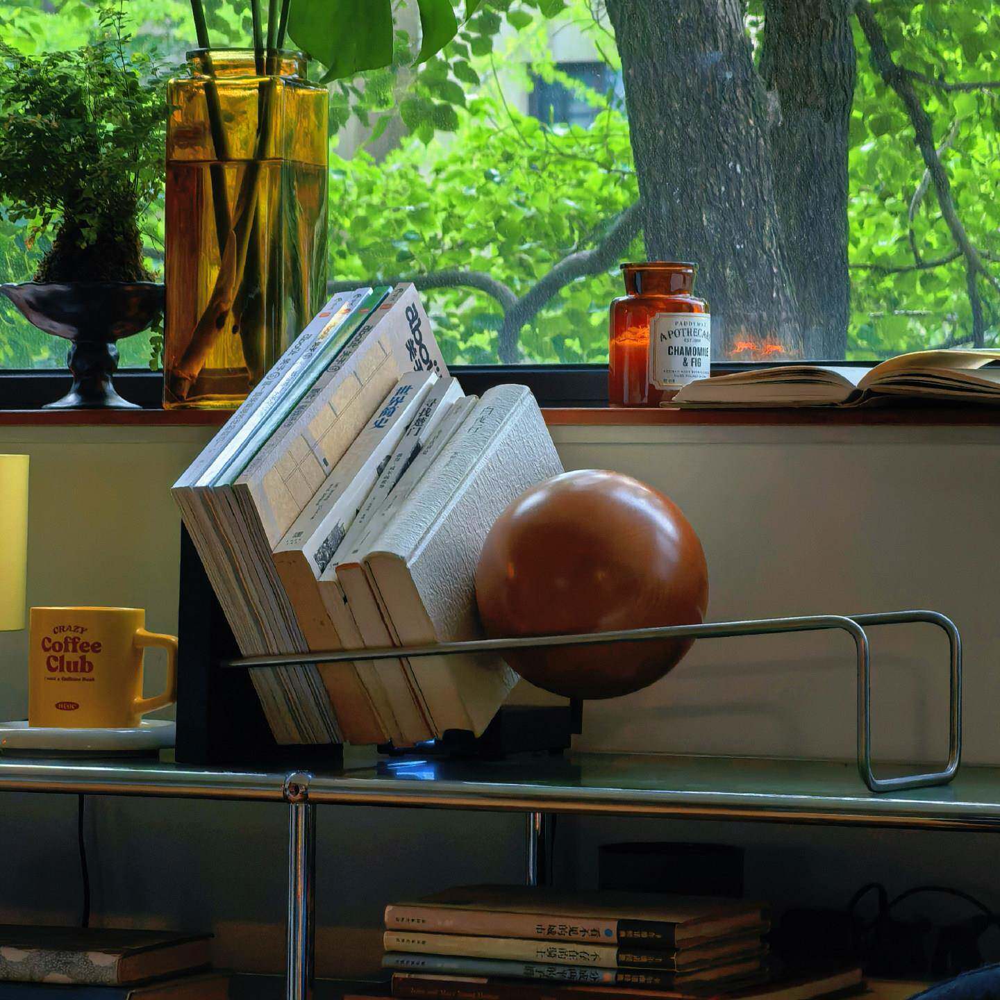 木球杂志架中古书架包豪斯黑胶唱片架圆球书立GUDO LUCK设计商店