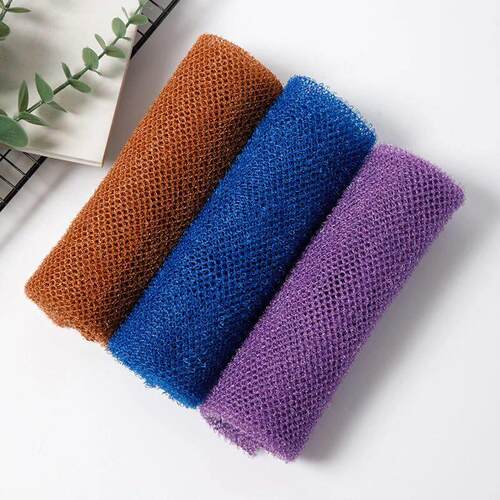 African Net Bath Sponge 14x77cm Nylon Net Long Bath Net Spon