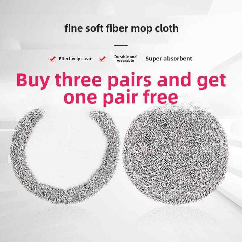 适用于Bobot 8600 8800 8900无线电动拖把灰色拖地蜡清洁布