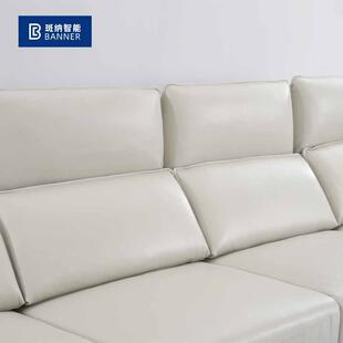 202新款 转角L型沙电动能后躺BNY1002A头枕可调节6沙 设计师意发式