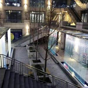源头拉丝水帘文程控数字水幕墙落天地流水悬浮水幕帘数码庭院智能