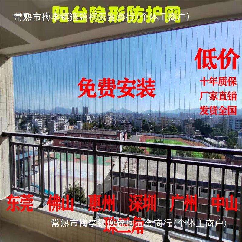 阳台隐形防盗网防盗窗家用窗户防护网钢丝儿童护栏东莞包安装