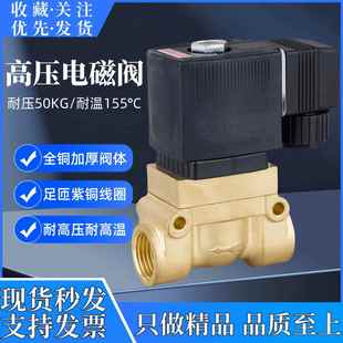 24v 高压高温电磁阀水阀吹瓶机船用阀5404 AC220V