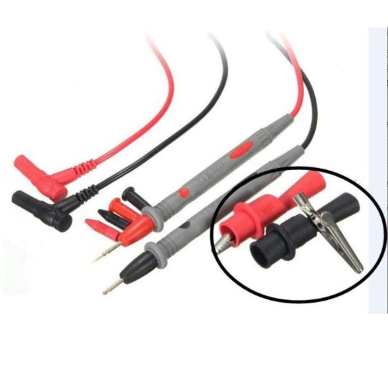 万用表表笔1000V20A特尖表笔线 延长针尖头带夹子表笔棒测试线图片